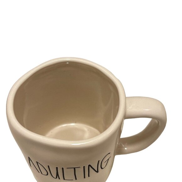 Rae Dunn "Adulting" Ceramic Coffee Mug - Picture 2 of 2